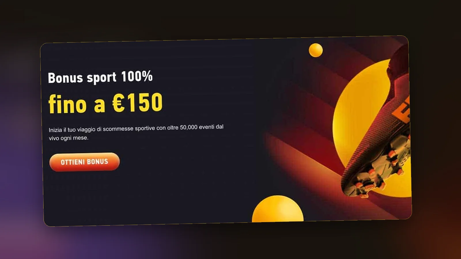 Cassa con importo del primo deposito e metodo di pagamento scelto